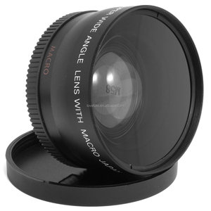 عدسة واسعة الزاوية رخيصة لكاميرا DSLR بتكبير 0.45X مقاس 58 مم و62 مم و55 مم و67 مم مع عدسة ماكرو عالية الدقة من الزجاج البصري - Product Image 2