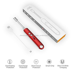Rechargeable barbecue personnalisé logo usb arc <span class=keywords><strong>cuisine</strong></span> camping lampe de poche électronique léger - Product Image 4