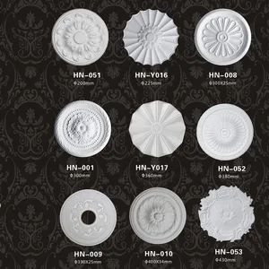 HN-008 PU foam ceiling tiles design Polyurethane lowes ceiling medallion