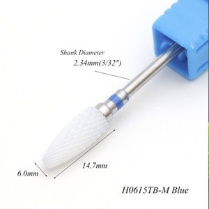 Hot Bán 1 Cái Kim Cương Nail Khoan Bits Điện Máy Làm Móng Tay Khoan Phụ Kiện Rotary Burr Mills Cutter Nail Remover Công Cụ - Product Image 4