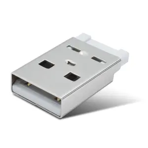 Dayu קצר גוף נחושת הלחמה זכר סוג USB 2.0 4 P מחבר עבור usb נתונים כבל