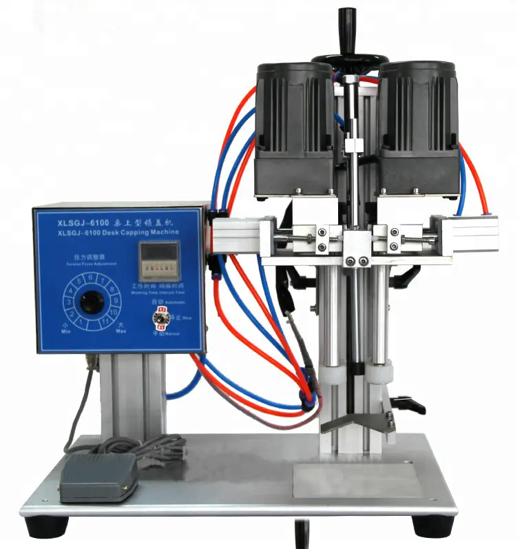 Widely used pneumatic spray/trigger/spout bottle /Desktop automatic crown capping machine