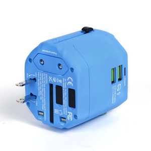 Adaptateur de voyage Hugotravel, nouveauté, vente en gros, avec batterie externe, ensemble d'accessoires mobiles pour la <span class=keywords><strong>promotion</strong></span>, souvenirs, cadeaux - Product Image 4