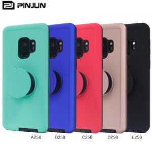 2018 tendencia productos teléfono caso shockproof contraportada para samsung <span class=keywords><strong>a6</strong></span> con ronda kickstand soporte - Product Image 1