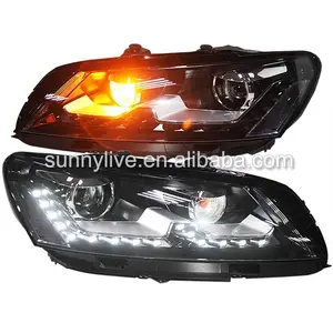 VOLKSWAGEN Passat için V6 B7 LED kafa ışık projektör Lens 2011-2014 yıl SY