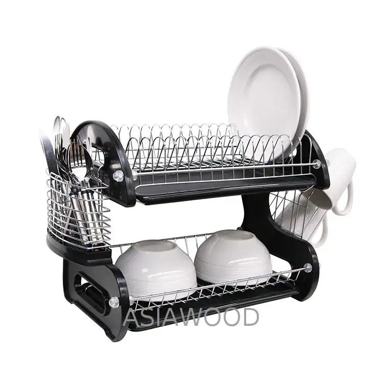 High quality iron wire kitchen accessories cabinet dish rack