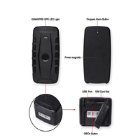 Traceur GPS 3G pour camion LK209C étanche IP67 20000mAh avec certificats CE ROHS FCC WCDMA LK209 3G GPS avec autonomie en veille de 240 jours