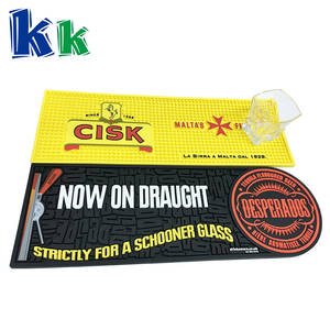 Tapis de <span class=keywords><strong>bar</strong></span> en caoutchouc PVC souple, promotion de la bière et des boissons, logo 3D personnalisé, tapis de <span class=keywords><strong>bar</strong></span> en caoutchouc OEM pour l'Allemagne, Pabst, Loch Lomond, Bear Creek - Product Image 2
