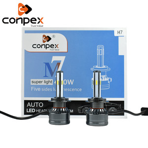 Phare LED d'usine chinoise Conpex, phare LED à <span class=keywords><strong>5</strong></span> côtés, <span class=keywords><strong>ampoule</strong></span> de phare LED <span class=keywords><strong>H7</strong></span>, H1, H3, H4, H11, 9005, 9006, kit de phare automobile - Product Image 6