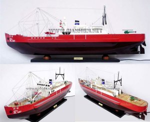 เรือบรรทุกน้ำมันไม้โซย่า รุ่นจำลอง-GIA NHIEN CO. LTD เรือจำลองไม้ TK0016P - Product Image 1