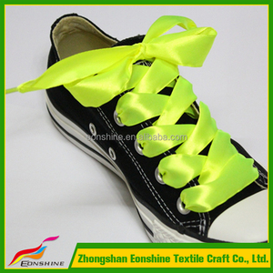 Compra clásico grasa color mezclado satén <span class=keywords><strong>cordones</strong></span> para <span class=keywords><strong>zapatillas</strong></span> - Product Image 5