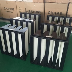 Nhà Máy Thực Phẩm Túi Lọc Sợi Tổng Hợp <span class=keywords><strong>24X24X2</strong></span> Inch Bộ Lọc G3 Cho Hệ Thống Cung Cấp Không Khí - Product Image 4