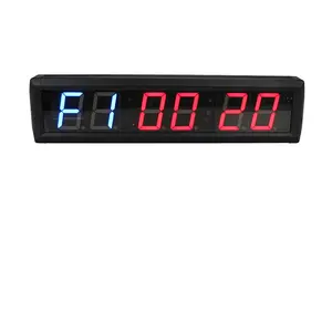No Limits Remote Crossfit Timer Uhr für Fitness studio Sofortige Lieferung 2,3-Zoll-LED Digital Timer Fernbedienung LED 6-stellig 100.000 Stunden