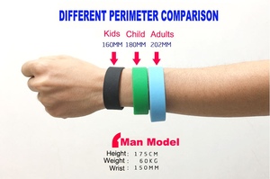 Braccialetti in Silicone personalizzati di alta qualità non minimo per bande elettorali e regali - Product Image 4