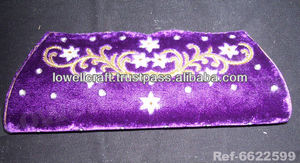 <b>Wedding</b> Evening <b>Clutch</b> Women Hand Embroidery Handmade Satin Envelope Shape Fashionable Purse - Product Image 2