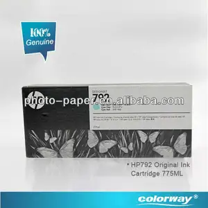 HP 792 775Ml Katrij Tinta Lateks Asli untuk HP Designjet L26500/L28500