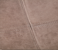 Fauteuil inclinable en cuir marron avec repose-pieds, meubles de salon