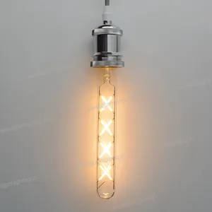 225mm panjang vintage panjang tabung edison cahaya bulb 8 W 220 V T30 led filamen bohlam