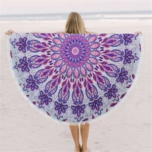 <span class=keywords><strong>Alson</strong></span> drop shipping Yoga Tapis solaire châle wrap jupe glands coton serviette de plage - Product Image 2