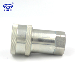 GT-C1 1/2 "BSP NPT ISO7241 robinet à boisseau sphérique en acier au carbone à la fois dans la douille et la prise pionnier Style <span class=keywords><strong>tracteur</strong></span> <span class=keywords><strong>hydraulique</strong></span> <span class=keywords><strong>raccord</strong></span> rapide - Product Image 3