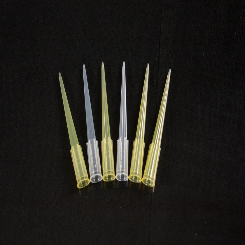 white 200ul Filter pipette tips for Finland Gilson pipette 6*50mm