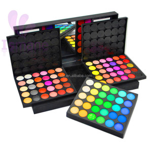 2016 Nuevo Llegado Maquillaje Paleta de colores Cálidos/Brillo de Doble Capa de 180 Colores de Sombra de Ojos Con El Espejo - Product Image 4