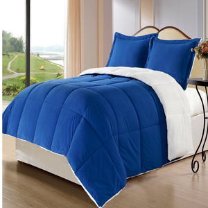 Tùy chỉnh Reversible mềm Nữ Hoàng Kích thước bedquilt bộ lông cừu Duvet mùa đông chất lượng Duvet và Comforter - Product Image 4