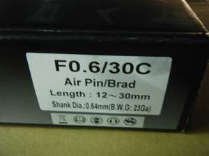 PIN à AIR pour audi plus f0,6/30C, 23GA,30MM, petite pince à tête, F630 sans tête - Product Image 2