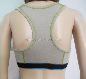 Reggiseno sportivo da donna in lana Merino 100% in lana Merino Top <span class=keywords><strong>Fitness</strong></span> - Product Image 6