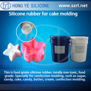 Caoutchouc de silicone de qualité alimentaire en silicone Hong <span class=keywords><strong>Ye</strong></span> pour moules à gâteaux-échantillon gratuit fabriqué dans le Guangdong - Product Image 5