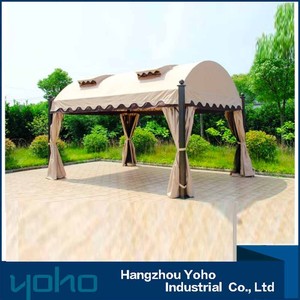 Al aire libre pérgola jardín sombrilla tienda <span class=keywords><strong>hierro</strong></span> <span class=keywords><strong>forjado</strong></span> gazebo de aluminio pérgola - Product Image 4