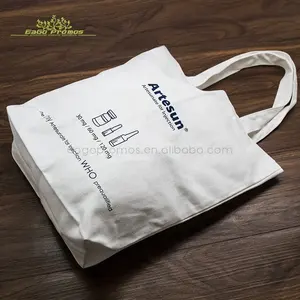 2024 2025 Promotional Custom Logo Printed Eco- friendly Organic Calico Cotton Canvas Tote Bag