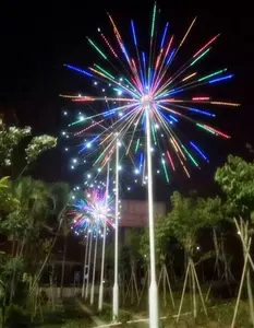 led firework pole lighting