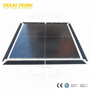 Wedding Portable Dance Floor Stage Dance Floor With Aluminum Ledge