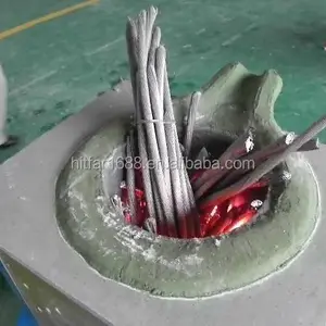 1-3Kg Cast Iron Kecil Induksi Tungku Peleburan untuk 1-3Kg Besi Cor, Baja, Aluminium, Stainless Steel