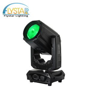 Projecteur de lumière à tête mobile, éclairage de scène DJ Disco à <span class=keywords><strong>260</strong></span> degrés 9R DMX512 canaux gobo, 14 couleurs avec effet arc-en-ciel - Product Image 2