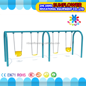 <span class=keywords><strong>Los</strong></span> niños de plástico equipos de multa al aire libre columpio columpio seis personas asientos - Product Image 3