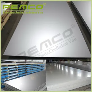 Commercio all'ingrosso della fabbrica di 2B BA HL Specchio Finito 1mm di spessore decorativo 304 in acciaio inox laminato a freddo 4x8 in acciaio foglio