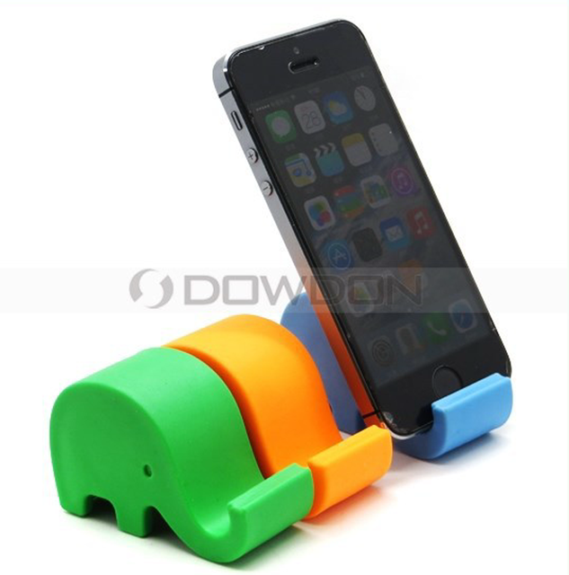 Cute Animal Shaped Silicone Phone Holder Durable Mobile Phone Stand