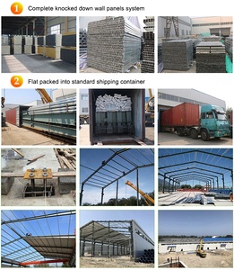 Casa prefabricada de <span class=keywords><strong>diseño</strong></span> 3D, almacén de acero con edificios de estructura de acero libre - Product Image 5
