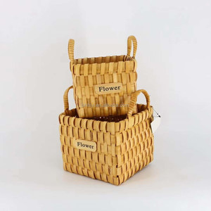 Cestas de Navidad para regalos de virutas de madera, flores, dulces y huevos, vacías para decoración del hogar y la Oficina - Product Image 2