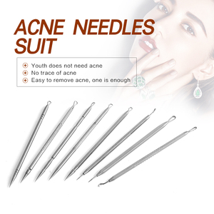 Strumenti per rimuovere i punti neri in acciaio inossidabile estrattore brufoli <span class=keywords><strong>Acne</strong></span> ago per imperfezioni - Product Image 2