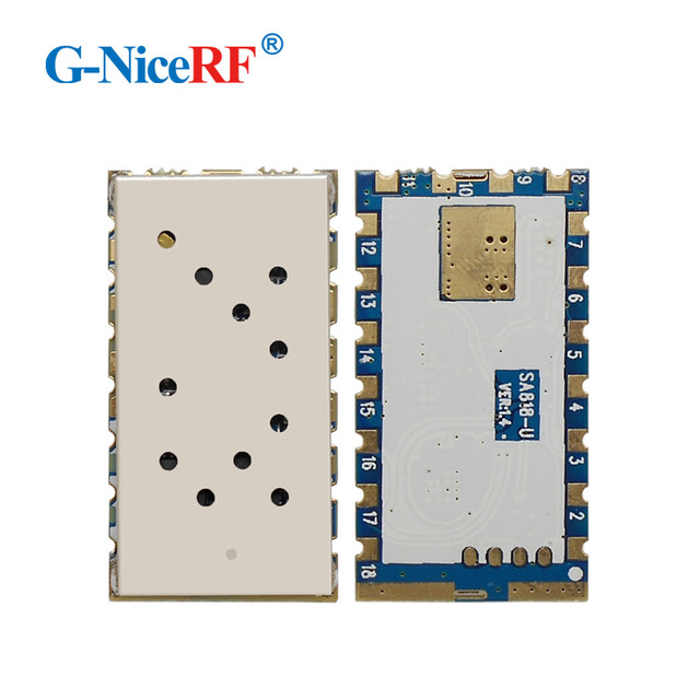 G-NiceRF SA818 - 3.5-5km 500mW 1W UHF FM audio transmitter receiver high performance Embedded VHF walkie talkie module
