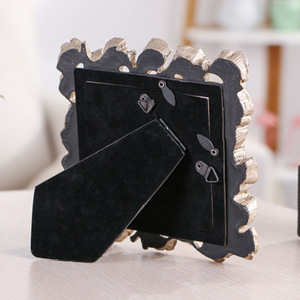 European Resin Golden Leaves Desktop <strong>Wedding</strong> <strong>Picture</strong> <strong>Frame</strong> for <strong>Wedding</strong> Decoration - Product Image 2