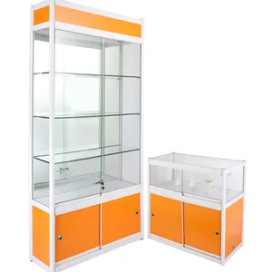 Diseño de muebles para Tienda Móvil/móvil de vidrio del Gabinete de exhibición contra