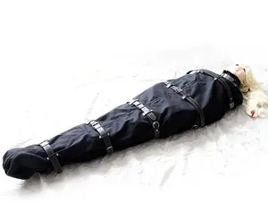 Sexe Corps Complet Sommeil Catsuit Fétiche Bondage Tissu Contraintes Sac pour Couple