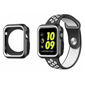 Ivanaze-funda protectora de silicona para Apple Watch, cubierta de repuesto ultrafina resistente a los golpes para iWatch Series 4 3 2 1 - Product Image 2