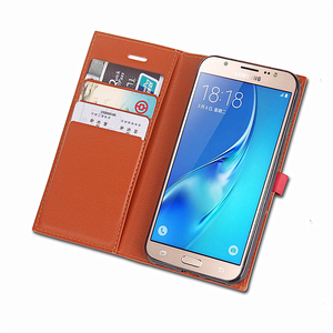 สมาร์ทโฟน PU หนังสำหรับ Samsung <span class=keywords><strong>Galaxy</strong></span> J710 <span class=keywords><strong>J7</strong></span> หนังกระเป๋าสตางค์ - Product Image 2