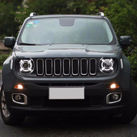 Projecteur Bi xenon HID LED avec DRL, pour Jeep Renegade, 2015-2017