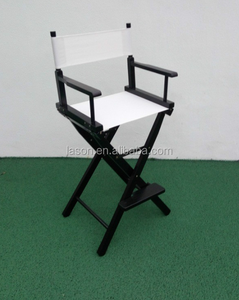 Tall Folding <strong>Director</strong> Artist Makeup <strong>Chair</strong>,300lbs Capacity with Replacement <strong>Cover</strong>, Portable Storage Side Bags,Solid Hardwood - Product Image 5